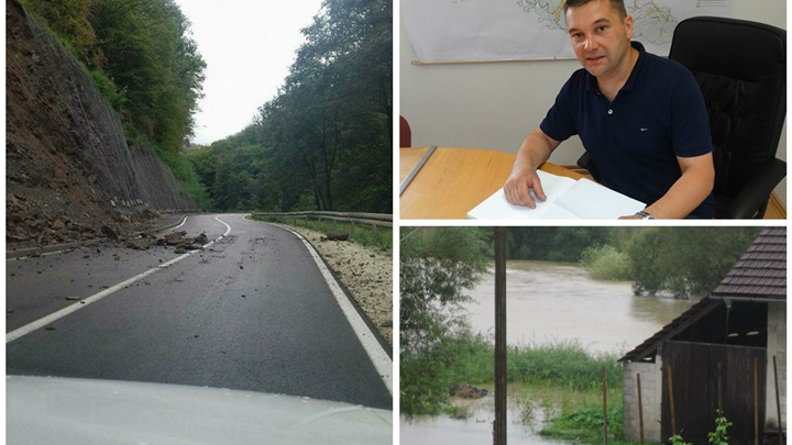 Kumrovečki načelnik potvrdio nam je kako se intenzivno spremaju za vodni val; u Kostelu je kiša uzrokovala odrone (foto: POLICIJA ZAUSTAVLJA KZŽ)