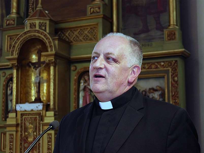 Mons. Koren ''Danas Marija Bistrica gleda novu zibelku''.jpg