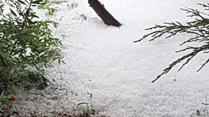 foto: jučerašnja tuča u Zlatar Bistrici