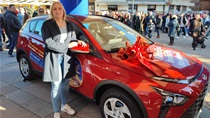 KAKVA SREĆA: Stigla danas u Mariju Bistricu, kupila 3 tombole i dobila auto