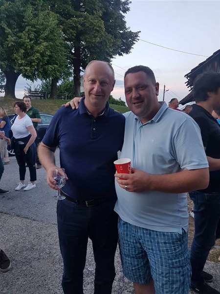 Novi načelnik Stubičkih Toplica Josip Beljak u društvu župana Kolara