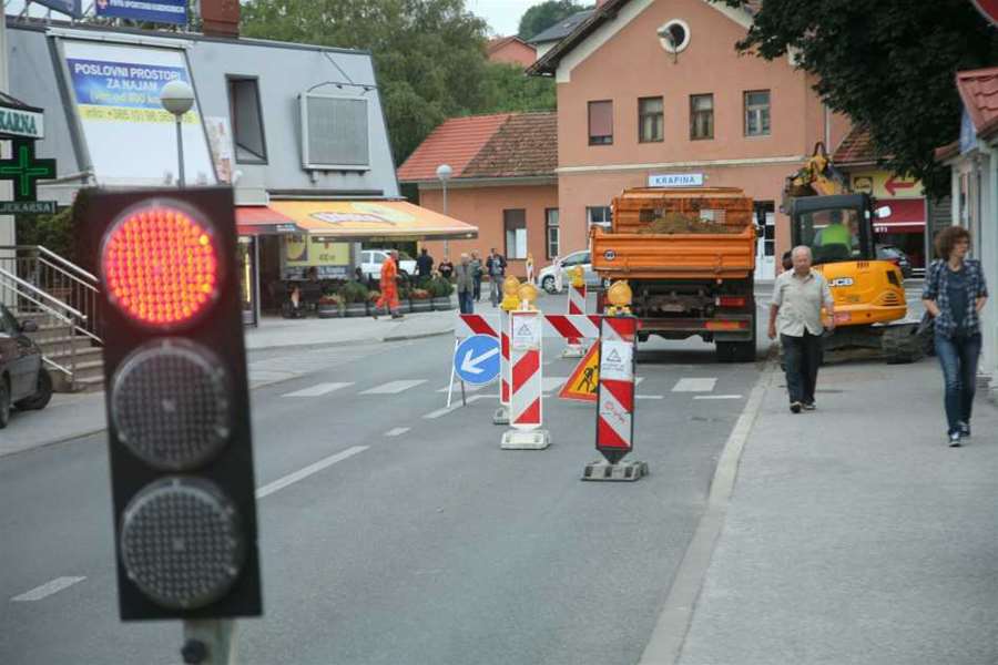 Nova regulacija prometa zbog radova u centru Krapine