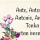 [NJIHOV JE DAN] Imendan slave Ante, Antonija, Antonio, Antun, Tonka
