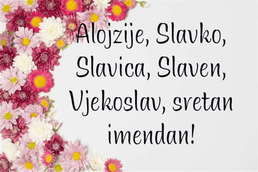 -Alojzije, Slavko, Slavica, Slaven i Vjekoslav