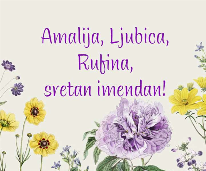 -Amalija, Ljubica, Rufina