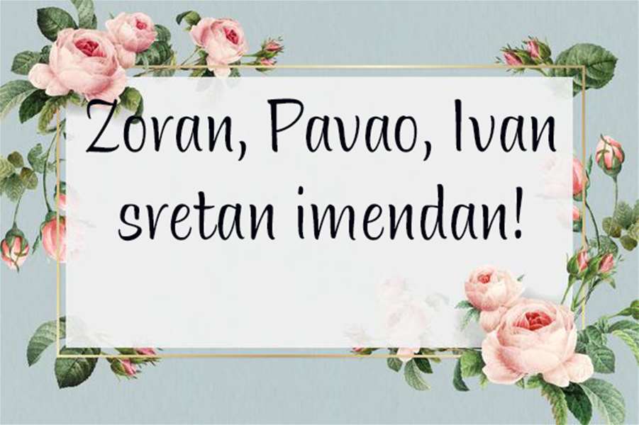 -Zoran, Pavao, Ivan