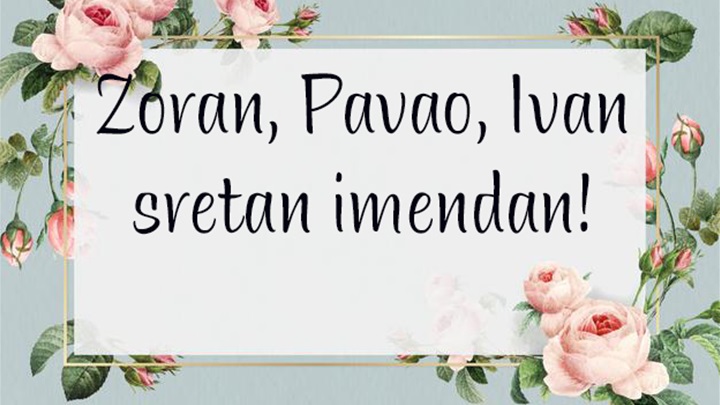 -Zoran, Pavao, Ivan