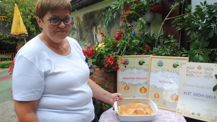 Jasna Podboj za našu je ekipu pripremila nagrađivanu bučnicu