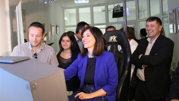 Ministrica Divjak u Srednjoj školi Krapina