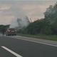 Zapalilo se vozilo na autocesti Zagreb - Macelj kod izlaza Mokrice