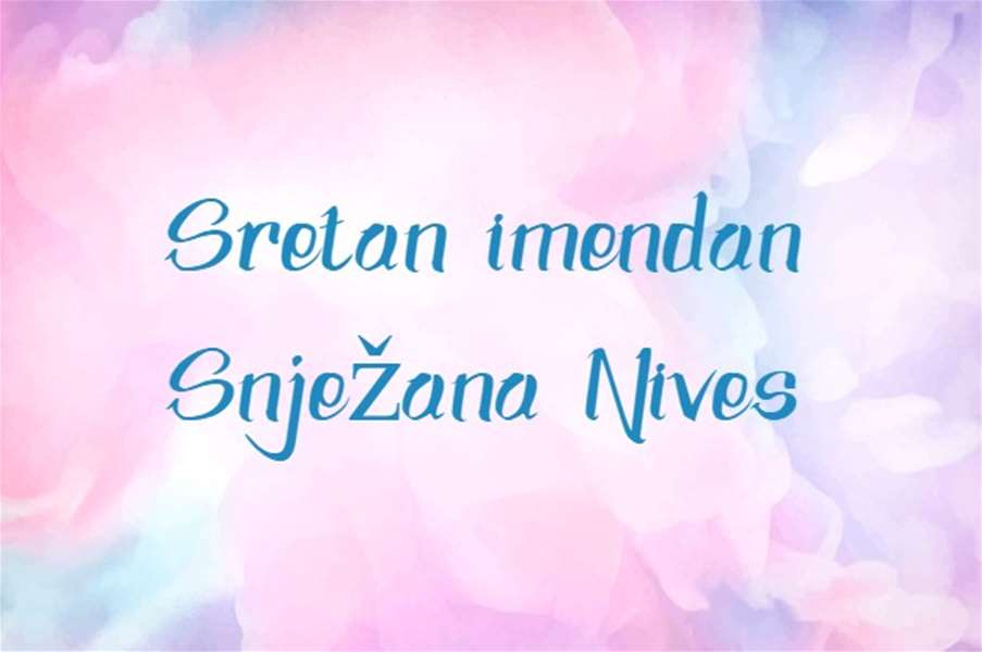 Snježana, Nives - imendan