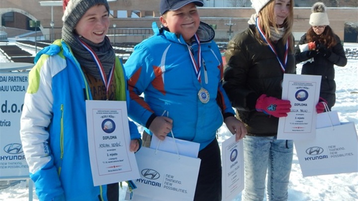 SPORT 24.01._ SANJKANJE PREKO 150 SANJKAČA U MARIJI BISTRICI Adrian Redžić, Branko Milički, Lucija Belko .JPG