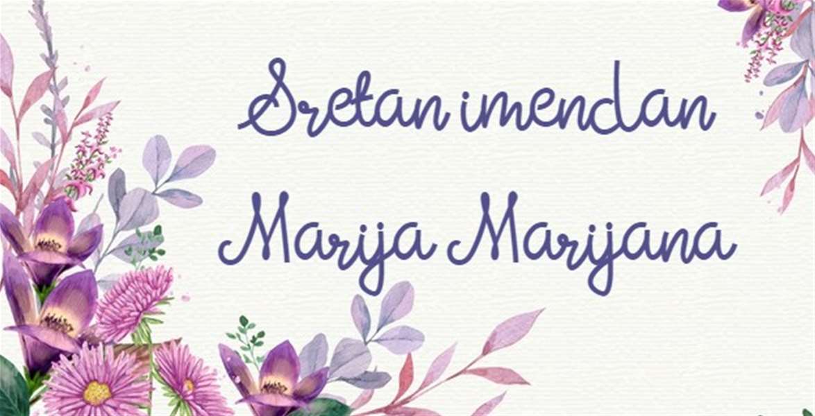 Marija, Marijana - imendan