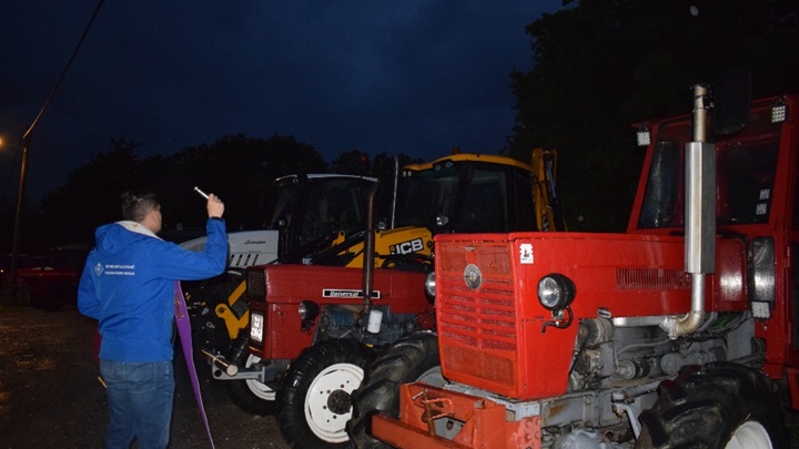 Na sv. Josipa Radnika blagoslov traktora u župi Marija Bistrica3.JPG