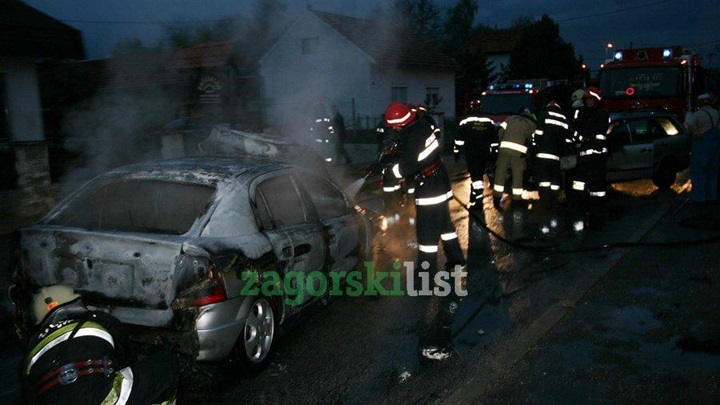 Izgorjeli automobili Oroslavje