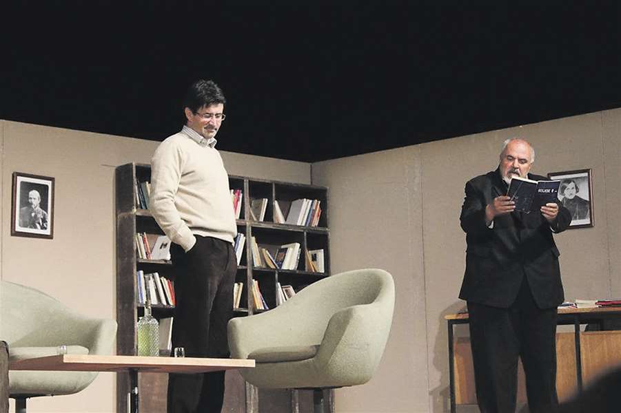 GFUK Renomirana glumačka imena, Danko Ljuština i Vedran Mlikota, u Profesionalcu.jpg