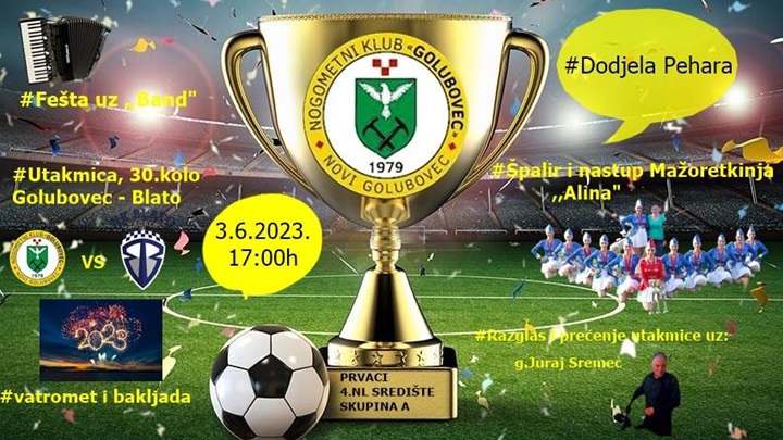 SPORT 30.5_NOGOMET 4. NL SREDIŠTE SKUPINA A NK Golubovec poziva sve na veliku feštu  .jpg