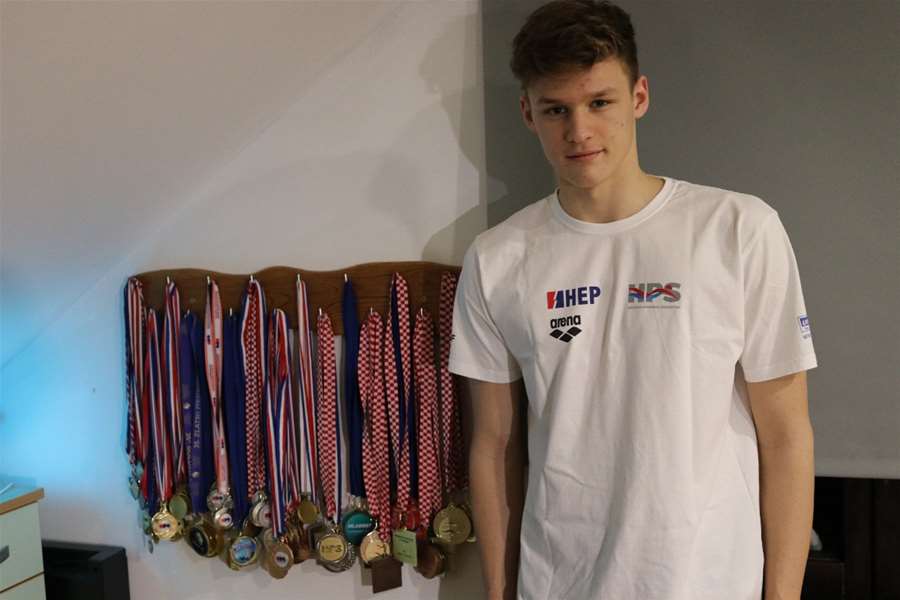 Petar Pavalić najbolji je hrvatski plivač leđnom tehnikom na malim bazenima